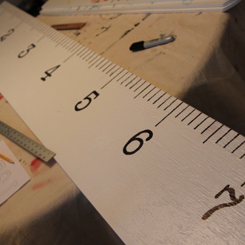 The Lazy/Cheap DIY Ruler Height&nbsp;Chart